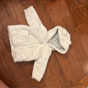 Carter's Soft White Fleece Baby Jacket